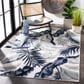 Safavieh Cabana CBN452A 5"1" x 7"6" Ivory and Navy Indoor/Outdoor Area Performance Rug, , large
