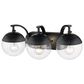 Golden Lighting Dixon 3-Light Bath Vanity in Matte Black, , large