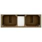 James Martin Vanities Brookfield 72" Double Bathroom Vanity in Honey Oak with 3cm Ethereal Noctis Quartz Top and Rectangular Sinks, , large