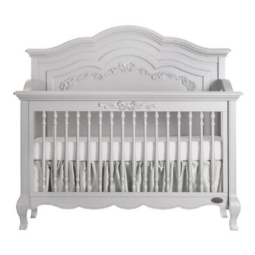 Evolur Aurora 4-In-1 Convertible Crib in Akoya Pearl Grey, , large