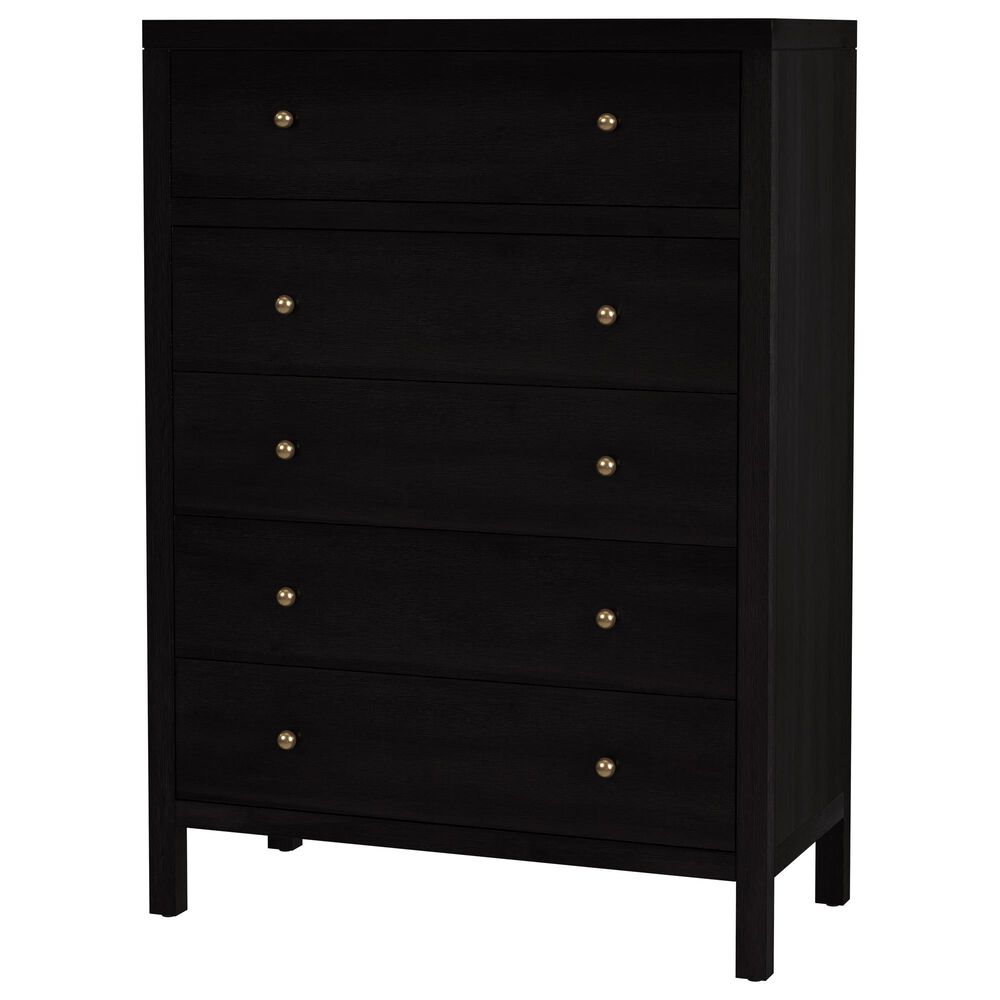 Butler Specialty Company Nora 5-Drawer Tall Dresser in Antique Coffee, , large
