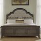 Belle Furnishings Paradise Valley Queen Bed and Two Nightstands in Saddle Brown, , large