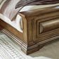 Millenium Frantanna King Panel Bed with Dresser and Nightstand in Brown, , large