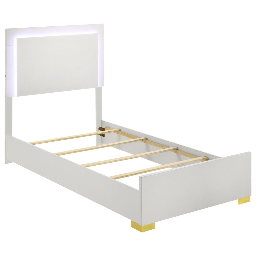 Pacific Landing Marceline Twin Bed in White, , large