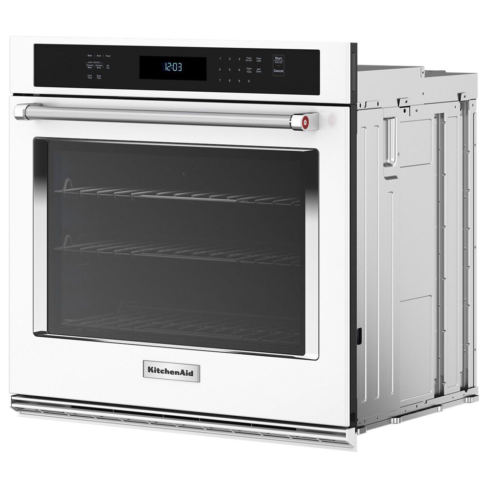 KitchenAid 30&quot; Single Wall Oven with Air Fry Mode in White, , large