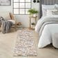 Nourison Aloha ALH17 2" x 6" Ivory and Blue Indoor/Outdoor Runner, , large
