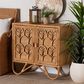 Baxton Studio Baylor Rattan Storage Cabinet in Light Honey, , large