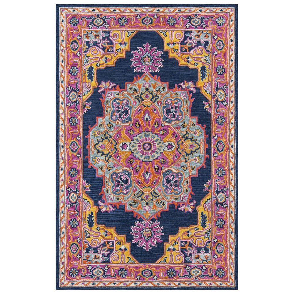 Momeni Ibiza IBI-01 8' x 10' Navy Area Rug, , large