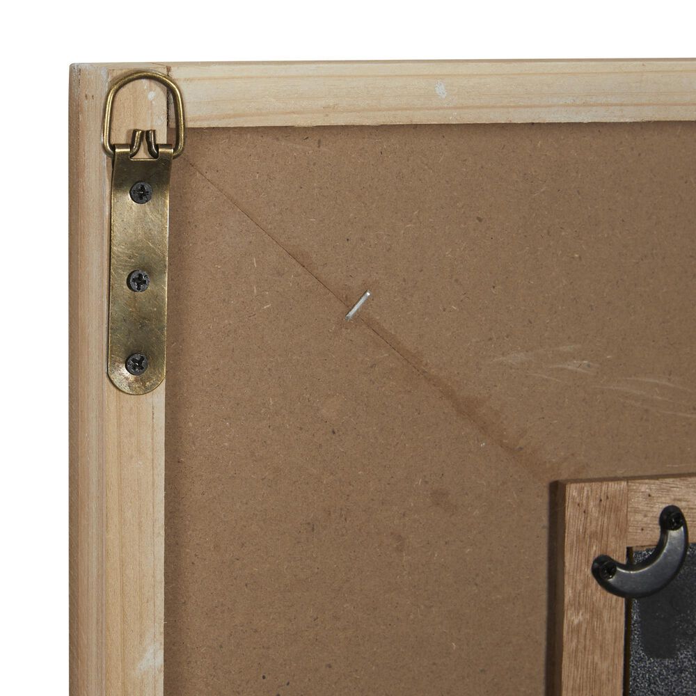 Maple and Jade 28&quot; x 36&quot; Wall Mirror in White and Brown, , large