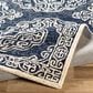 Surya Granada GND-2308 2" x 3" Dark Blue, Ivory and Charcoal Scatter Rug, , large