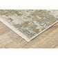 Oriental Weavers Bauer Faded Abstract 2"3" x 7"6" Beige Runner, , large