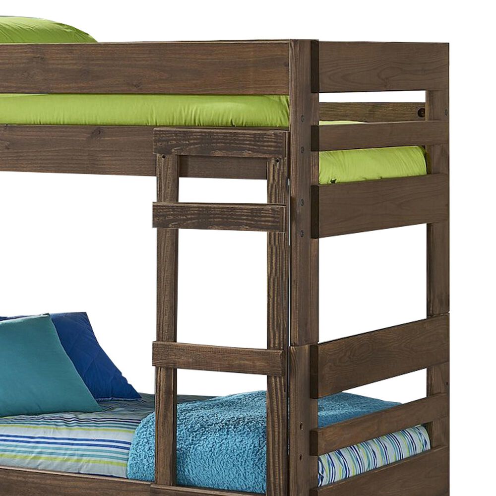 Rusticvale Twin over Twin Bunkbed in Chestnut, , large