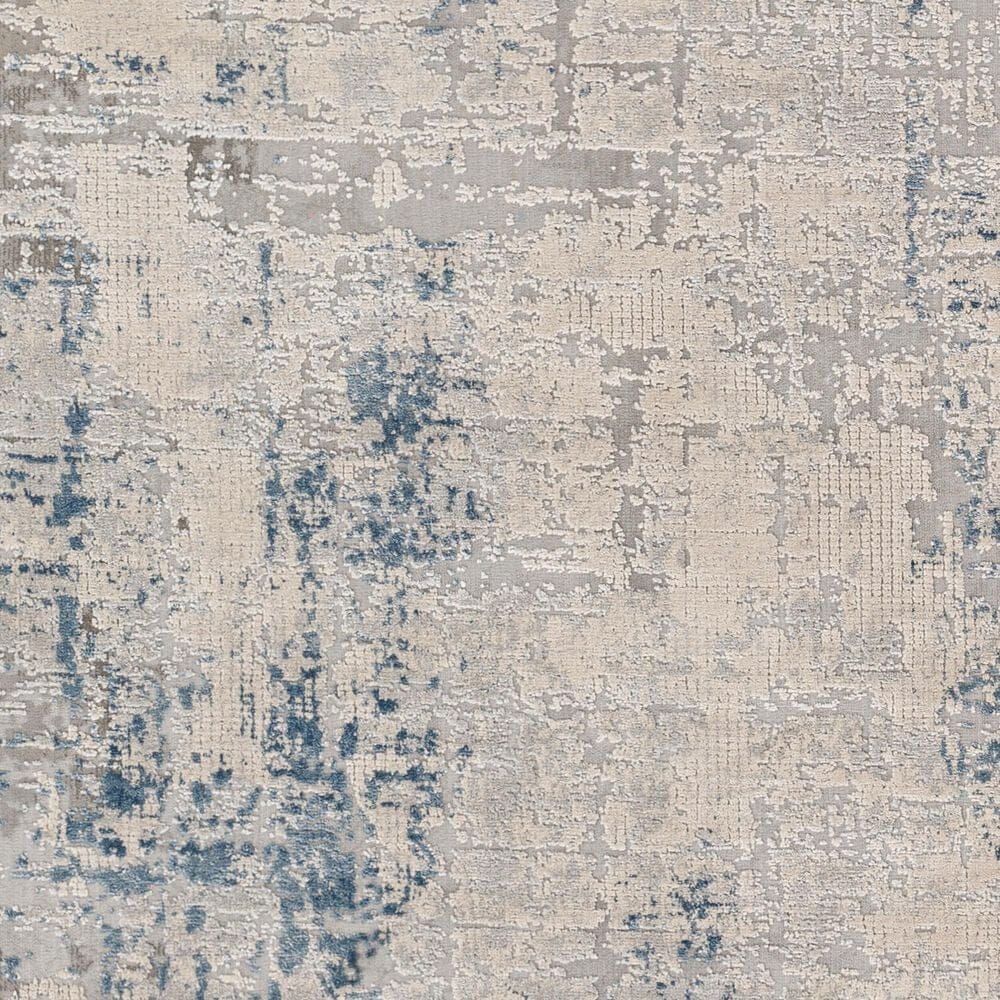 Surya Alpine 7&#39;10&quot; x 10&#39;2&quot; Blue, Pale Blue, Off-White, Gray and Charcoal Area Rug, , large
