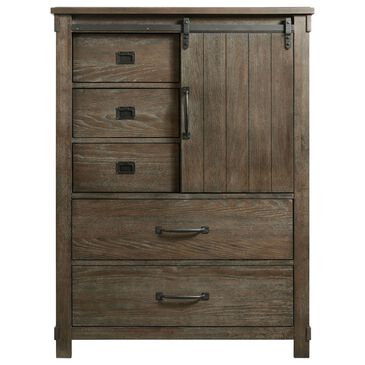 Mayberry Hill Scott 5 Drawer Chest in Dark Walnut, , large