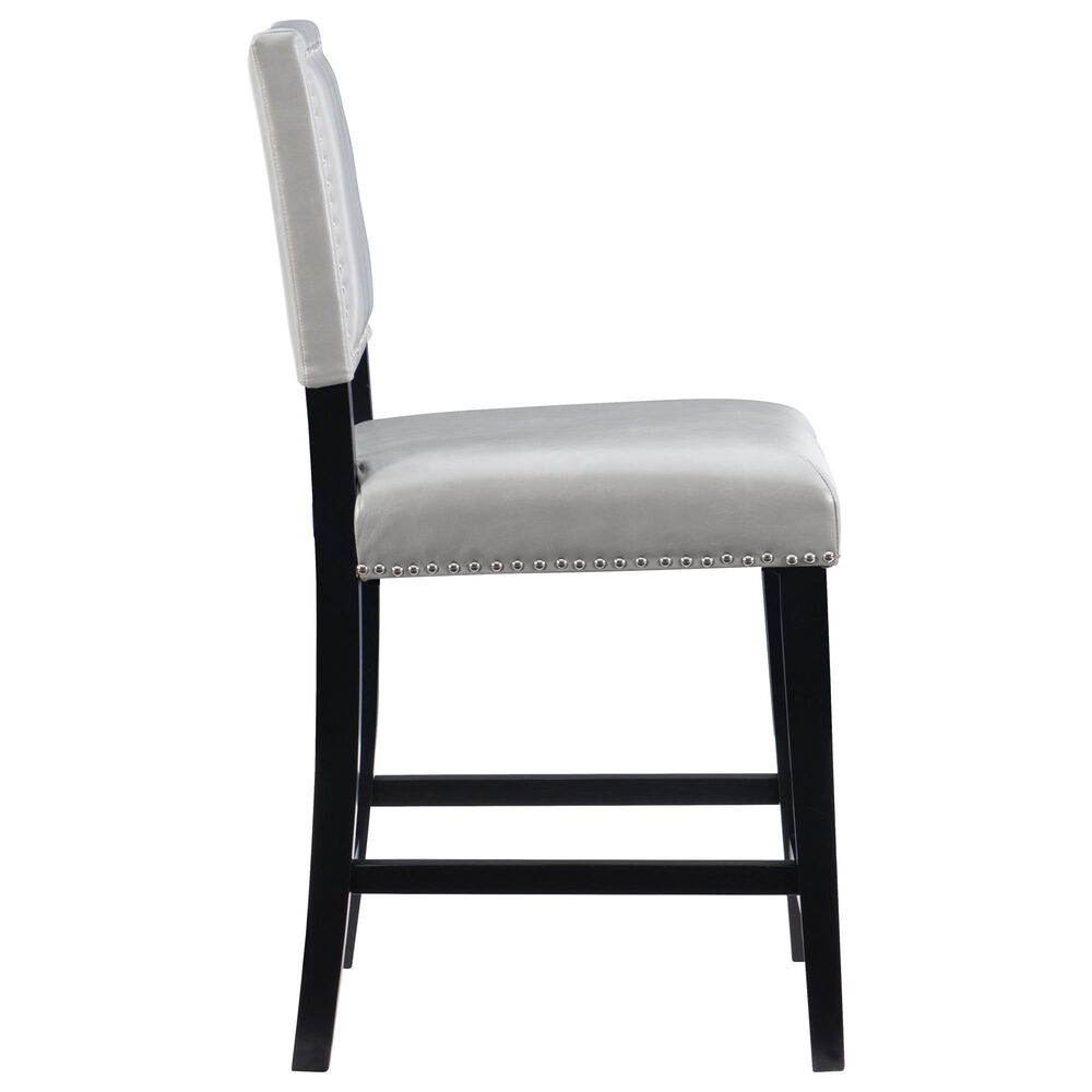Linon Home Decor Brook Counter Stool in Black, , large