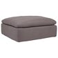 Moe"s Home Collection Clay Ottoman in Grey, , large