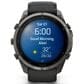 Garmin fenix 9 Pro Smartwatch 51mm Carbon Gray DLC Titanium with Black and Pebble Gray Silicone Band, , large