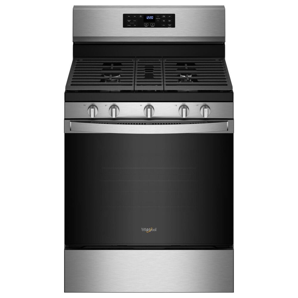 Whirlpool 5 Cu. Ft. Gas Range 5-in-1 Air Fry Oven in Fingerprint Resistant Stainless Steel, , large