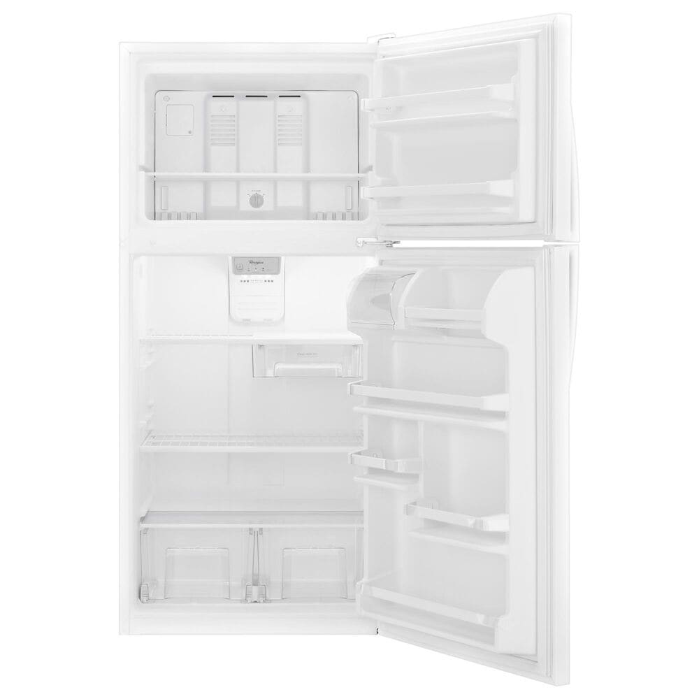 Whirlpool 30&quot; Top Freezer Refrigerator in White, , large