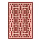 Oriental Weavers Meridian 9754R 5"3" x 7"6" Red Area Rug, , large