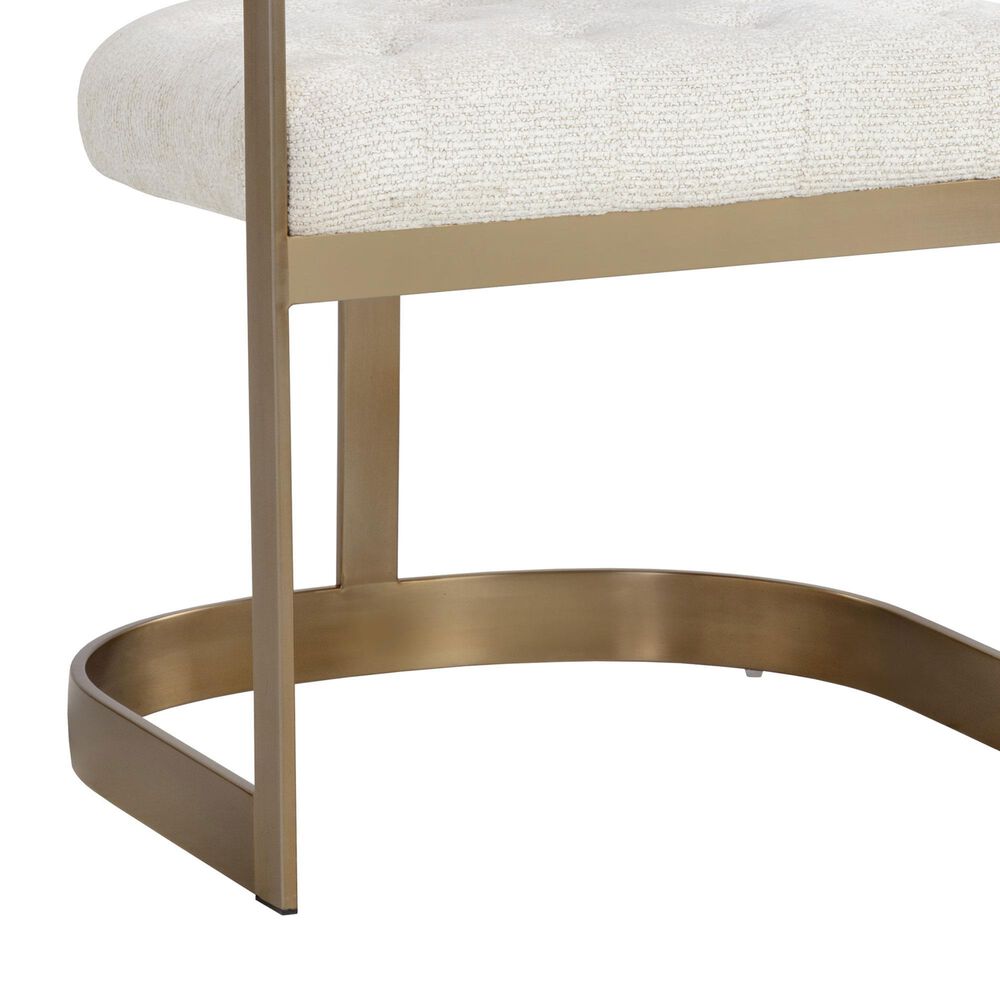 Club Collection By Sunpan Beaumont Arm Chair in Antique Brass, , large
