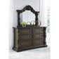Millenium Maylee 6-Drawer Dresser in Dark Brown, , large