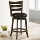 Coaster Murphy Swivel Counter Stool in Dark Cherry, , large