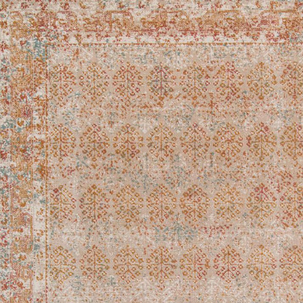 Amer Rugs Eternal 6&#39;7&quot; Round Beige and Rust Area Rug, , large