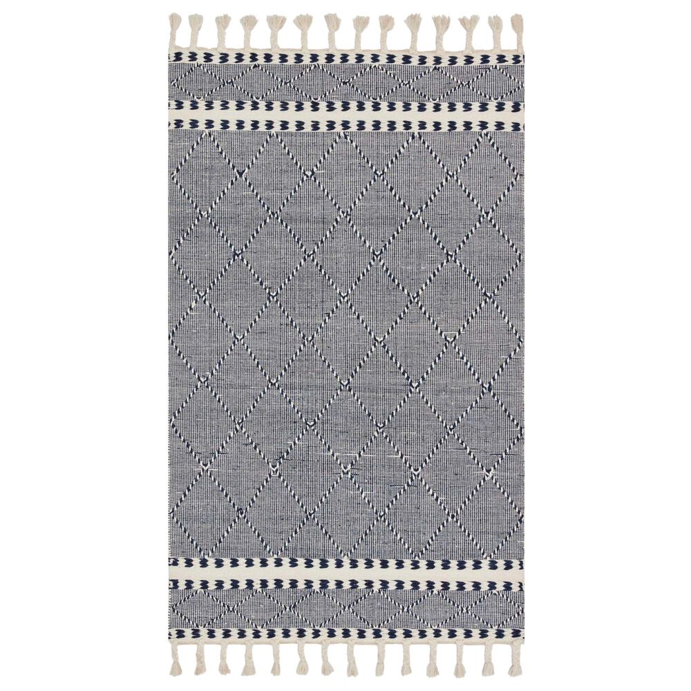 Loloi II Sawyer SAW-02 3"6" x 5"6" Navy Area Rug, , large