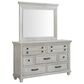 Mayberry Hill McCoy Dresser and Mirror in Antique White, , large