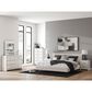 Ashley Zuraleus 5-Piece King Upholstered Platform Bedroom Set in Matte White, , large