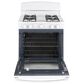GE Appliances 30" Freestanding Gas Range in White, , large