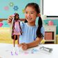 Barbie Fun & Fancy Brunette Fashion Doll with Accessories in Silver, Purple and White, , large