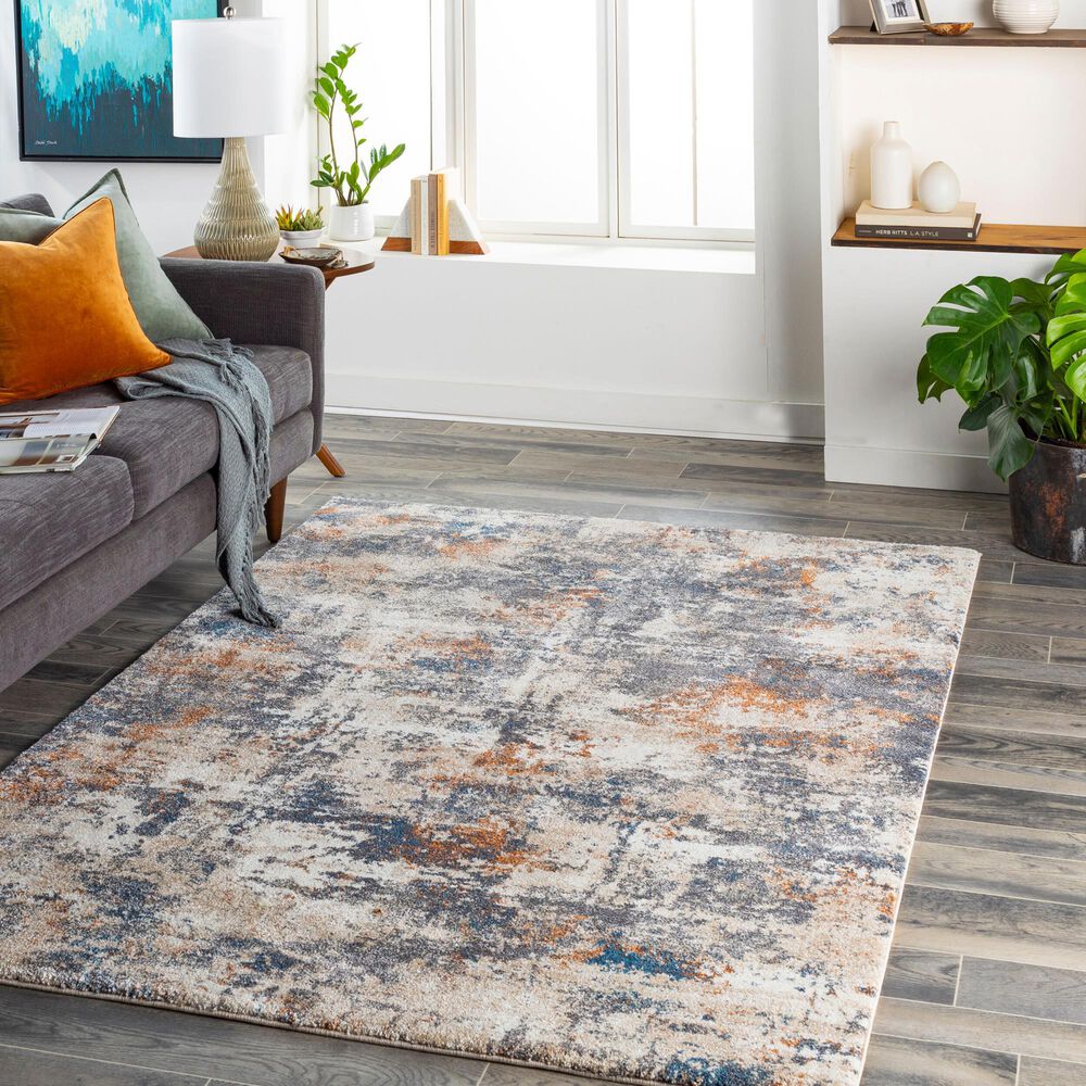 Surya Tuscany TUS-2325 Cream, Gray, Light Beige, Dusty Coral, Brown and Blue 12&#39; x 15&#39; Area Rug, , large