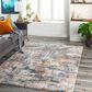 Surya Tuscany TUS-2325 Cream, Gray, Light Beige, Dusty Coral, Brown and Blue 12" x 15" Area Rug, , large