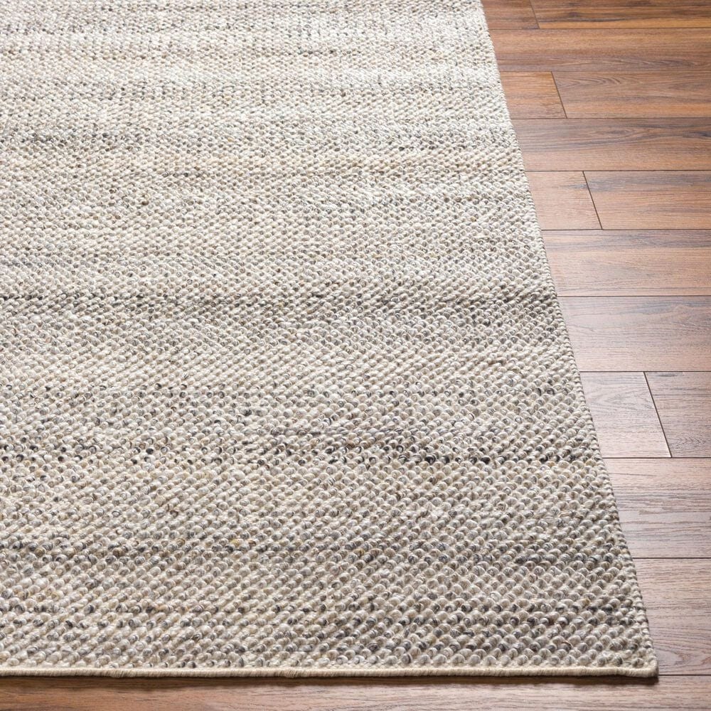 Surya Reika REK-2305 5&#39; x 7&#39;6&quot; Light Gray, Charcoal, Black and Light Beige Area Rug, , large