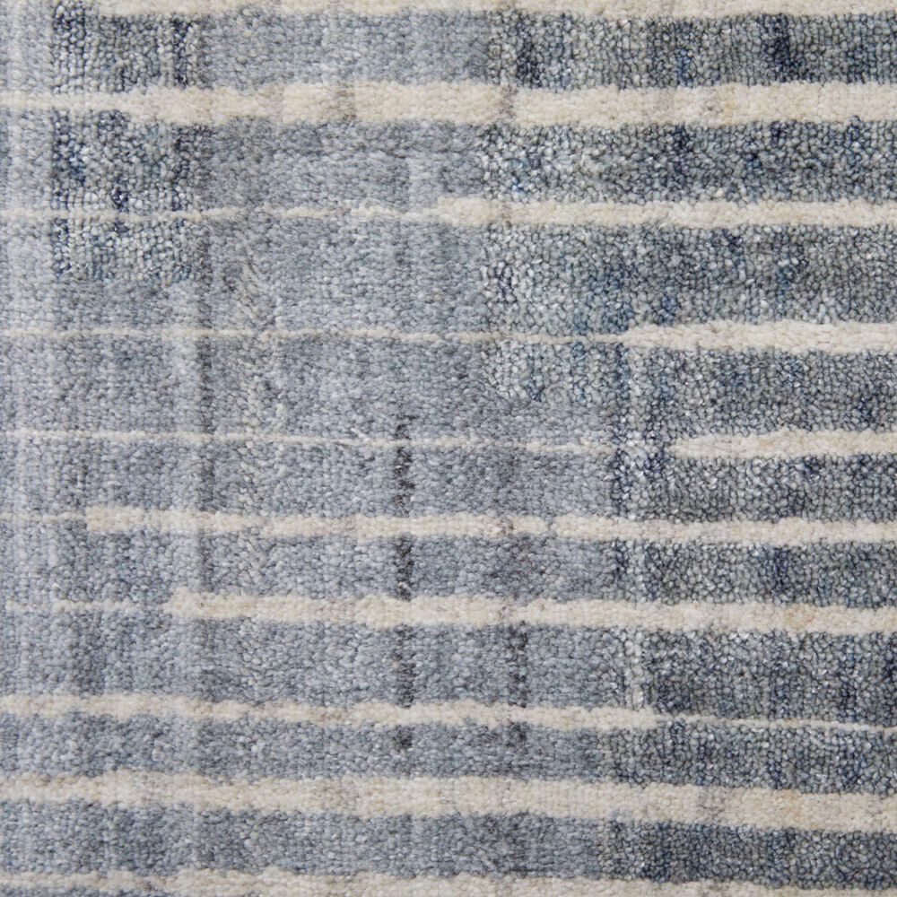 Feizy Eastfield Striped 2&#39;6&quot; x 8&#39; Blue and Beige Runner, , large