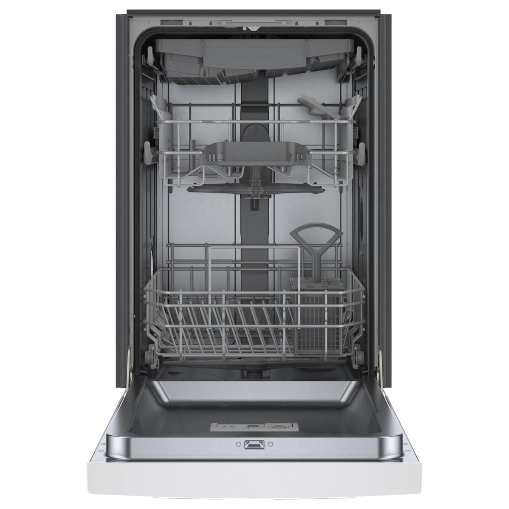 Bosch 300 Series 18" Built-In Smart Dishwasher with 5 Wash Cycles in White, , large