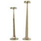 Maple and Jade Tall Hammered Decorative Candle Holder in Gold (Set of 2), , large