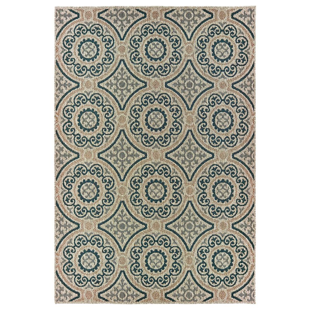 Oriental Weavers Latitude 609X 9"10" x 12"10" Grey Area Rug, , large