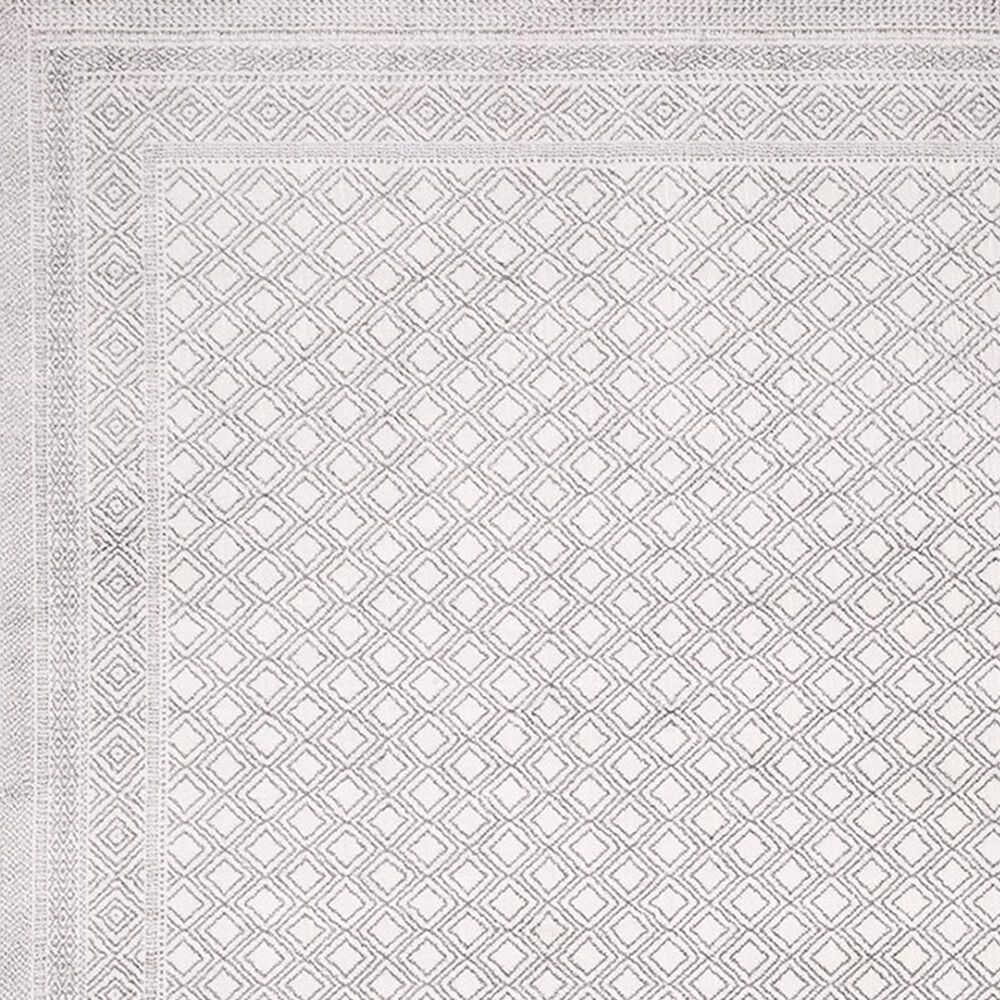Oriental Weavers Montecito Diamond Border 2&#39;3&quot; x 7&#39;6&quot; White Runner, , large
