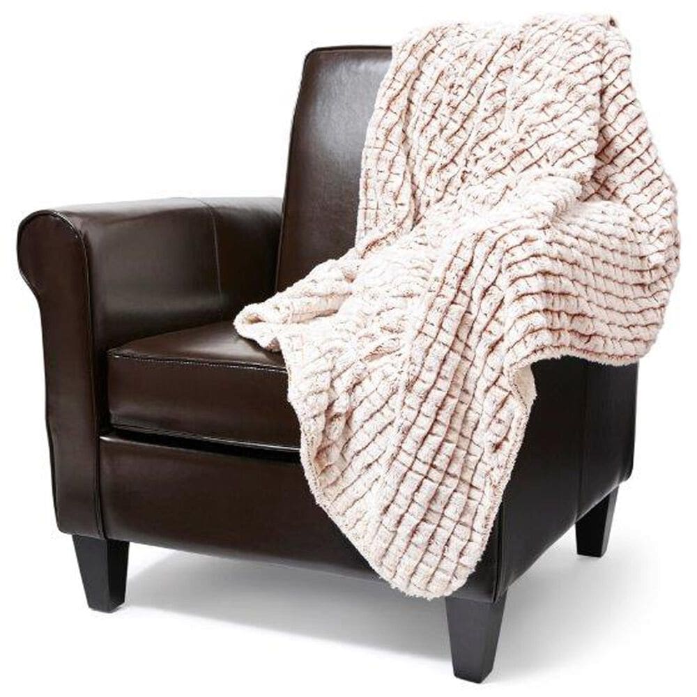 Duke Imports Tawny Fox Plush Throw in Brown, , large