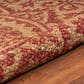 L&R Resources Synergy 54125RED 6" Round Tan and Raspberry Red Area Rug, , large