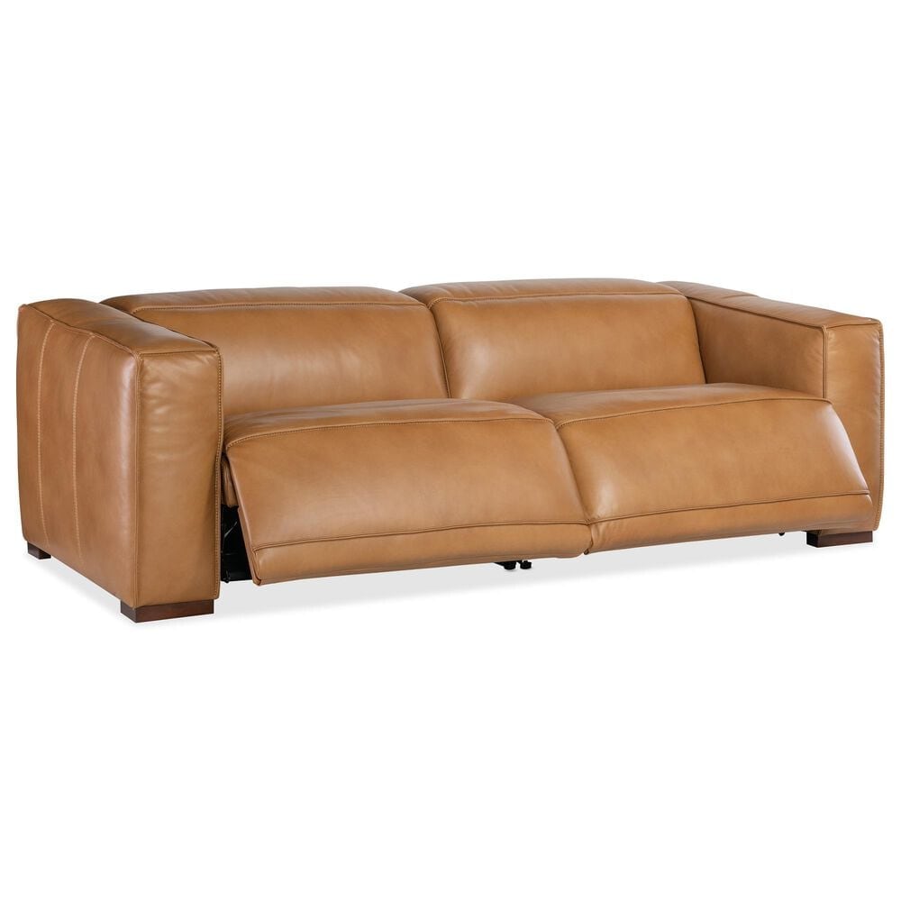 Hooker Furniture Fresco Power Reclining Sofa in Zen Caramel, , large