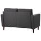 Lifestyle Solutions Langford Stationary Loveseat in Grey, , large