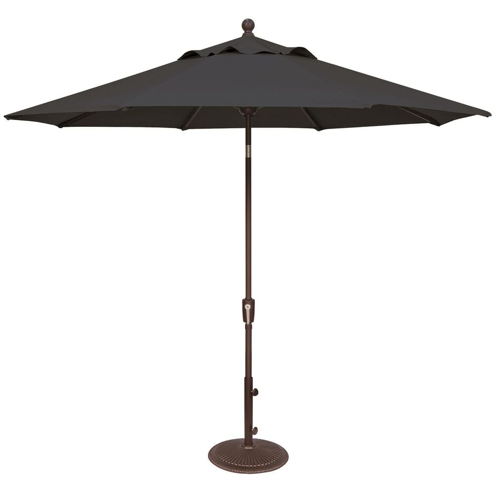 Treasure Garden Treasure Garden Umbrella with Stand in Charcoal , , large