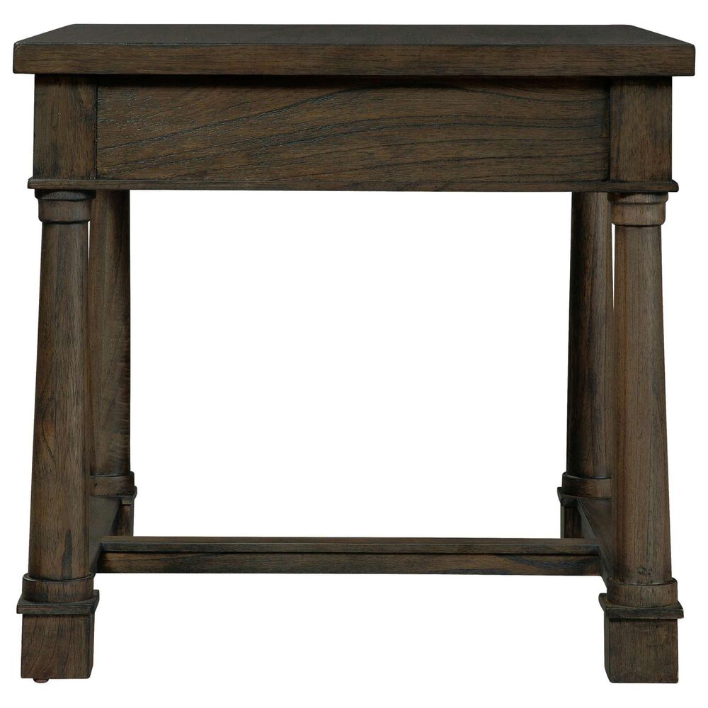 Hekman Linwood Rectangular End Table in Brown, , large