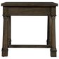 Hekman Linwood Rectangular End Table in Brown, , large