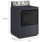 Maytag 7.5 Cu. Ft. Commercial-Grade Gas Dryer in Midnight Steel, , large