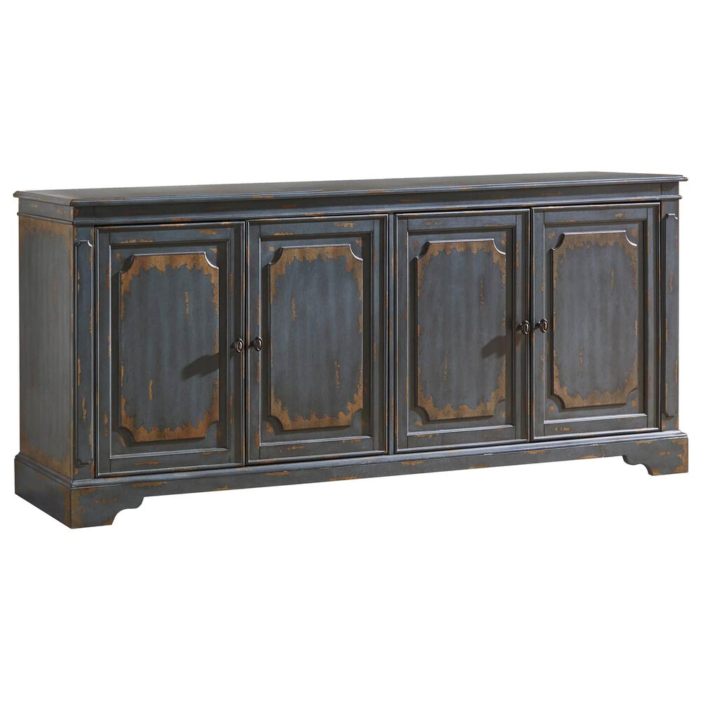 Wycliff Bay Sutton 80" Entertainment Console in Denim Blue, , large